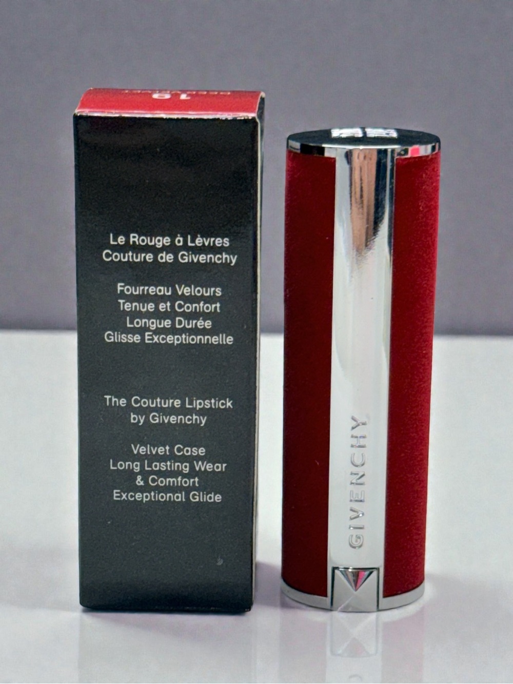 Givenchy Le Rouge Deep Velvet Matte Lipstick #19 Rouge Santal Rare Velvet Case - Picture 5 of 6